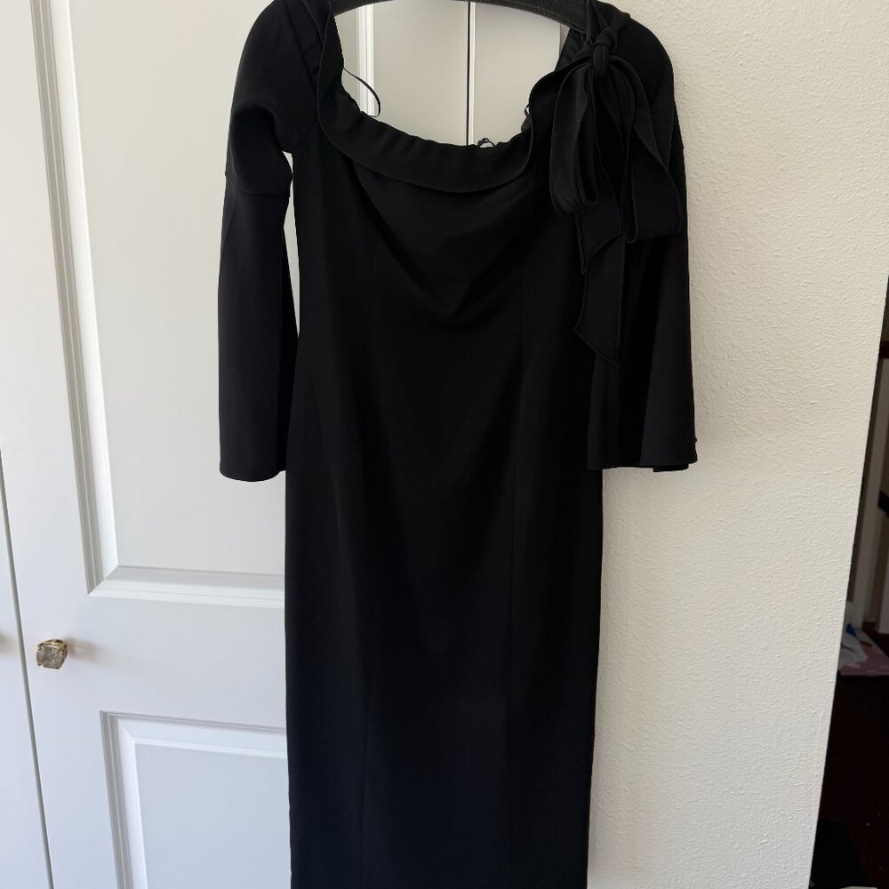 JAYGODFREY Off-the-Shoulder Black Dress, Size 4